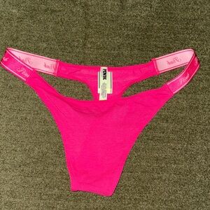 PINK Victoria's Secret Bright Pink Thong